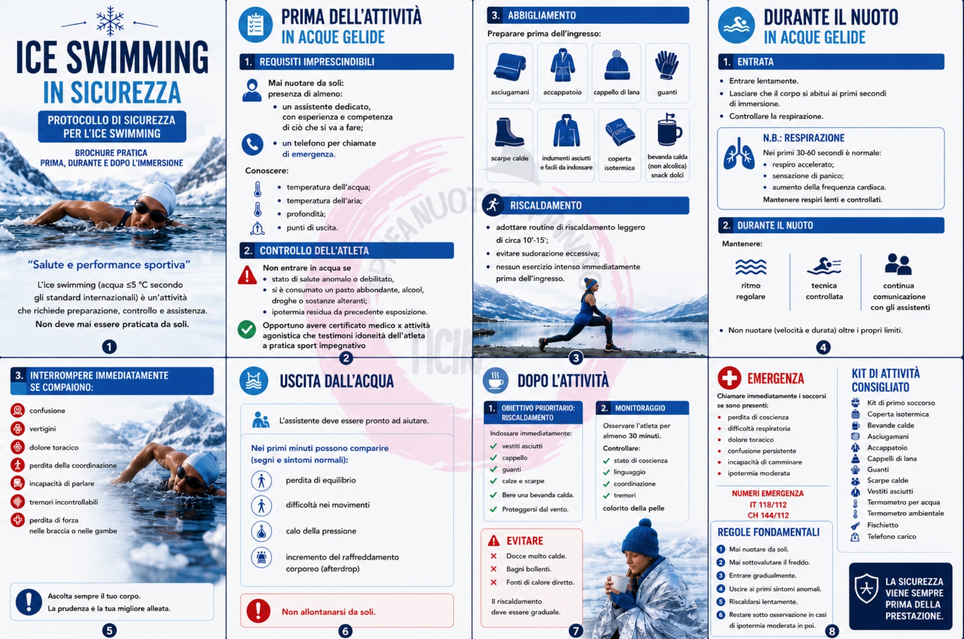 Protocollo di sicurezza Ice Swimming